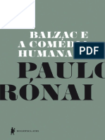 Paulo Rónai - Balzac e a Comedia Humana