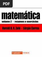 Matemática Nova Cultural Volume 2 Resumos e Exercícios