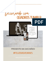 Grasi Ebook Gratis Quadros Tumbler A4 Branco Dia Das Mães