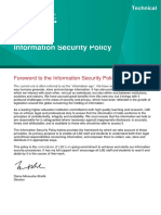 Foreword To The Information Security Policy