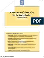 Literaturas Orientales de La Antigüedad 2