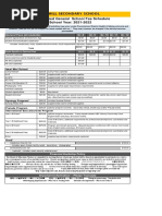 Grade 11 STEM HUMSS GAS Tuition Fee - FEUHS | PDF