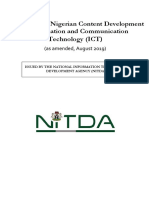 Guidelines For Nigerian Content Development in Information and Communication Technology (ICT)