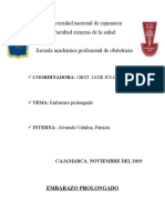 Caso Clinico Embarazo Prolongado Caso Clinico