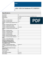 Computers: HP - HP Elitebook X360 1030 G4 Notebook PC Energy Star: Hsn-Q20C