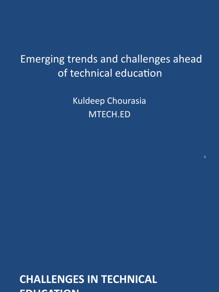challenges in technical education