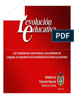 Las Competencias Comunicativas y Los Estándares de Lenguaje Su Importancia en La Enseñanza de La Lectura y La Escritura