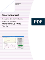 User's Manual: Wavy For PLZ-5WH2
