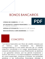 Bonos Bancarios