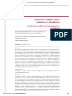 2022 - IP - HtoCArtes - La Visión de Un Científico Sobre La Investigación en Artes Plásticas