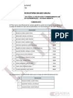 4657 - Resultados de Evaluación de Estudio de Caso 004-2021 Fiscales