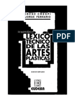 Lexico Tecnico de Las Artes Plastic as 1995