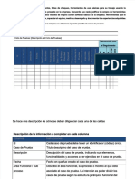 PDF para Realizacion Del Plan de Pruebas La Empresa Se Utilizara La Siguiente Plantilla de Casos de Pruebas - Compress