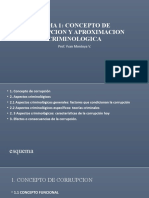 1 Concepto de Corrupción y Perspectiva Criminológica