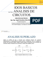 9.1 Análisis de Circuitos - SuperLazos o Supermallas