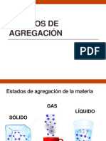 ESTADOS DE AGREGACIÓN Dispersiones o Mezclas