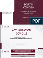 Destaca Reporte Semanal de COVID-19 El Contagio de 152 Personas en Sinaloa