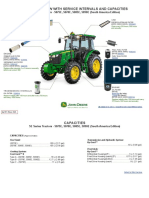 5E Series Tractors 5075E 5078E 5085E 5090E South America Edition Filter Overview With Service Intervals and Capacities