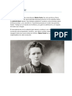 María Curie, pionera de la radiactividad