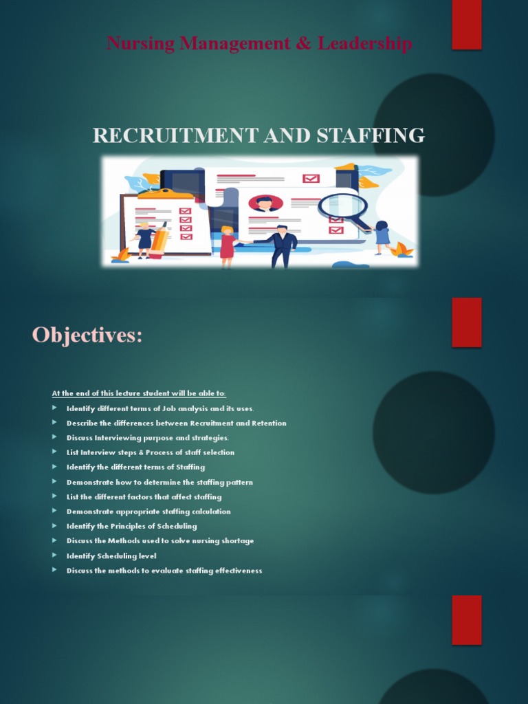 Recruitment and Staffing in Nursing | PDF | Human Resources | Recruitment