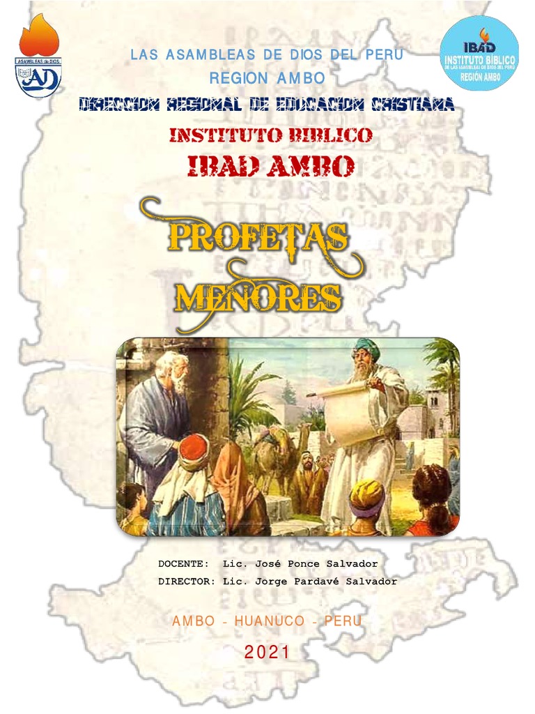 Estudio de los Profetas Menores | PDF | Doce profetas menores | Libro ...
