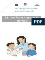 PLAN DE TUTORÍA, ORIENTACIÓN EDUCATIVA - 2020- AAC