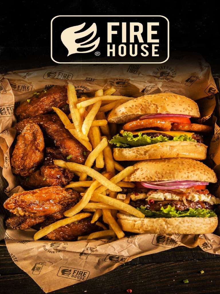 Menu Firehouse | PDF | Salsa | Hamburguesas