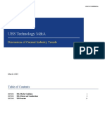 UBS Technology M&A: Discussion of Current Industry Trends