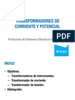 Unidad 3 Transformadores de Corriente y Potencial