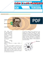 Los Números Cuánticos para Tercer Grado de Secundaria