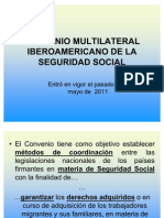 Convenio Multilateral Iberoamericano en materia de Seguridad Social