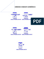 CAMPO HARMONICO MENOR HARMÔNICO