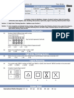 IMO Class 6 Sample Paper