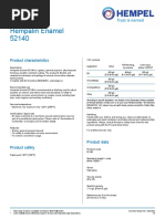 Hempalin Enamel 52140: Product Characteristics