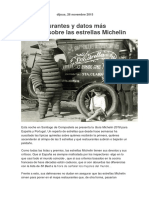 Los Restaurantes y Datos Curiosos - Estrellas Michelin
