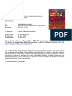 Journal Pre-Proof: Journal of Molecular Structure