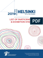 EAIE Helsinki 2019 List of Participants 0