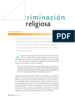 Discriminación: Religiosa