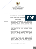 Perbup Sleman Nomor 2.5 Tahun 2020 TTG Kedudukan Susunan Organisasi DinasKebudayaan