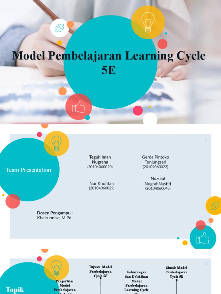 Model Pembelajaran Learning Cycle 5E | PDF