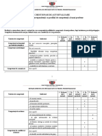 IV - Chestionar de Autoevaluare