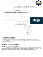 Problem Statement Cep02:: Complex Engineering Problems (Ceps) Descriptive Form