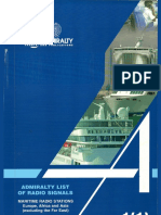 Admiralty List of Radio Signal Volume 1 Part 1 2011-2012