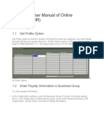 Setup and User Manual of Online Payslip (SSHR)