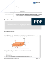 Mat A - 10.º Ano - Geometria Analítica No Espaço