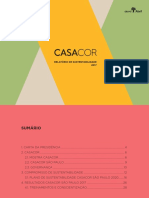 Relatório de Sustentabilidade CASACOR 2017 destaca redução de resíduos