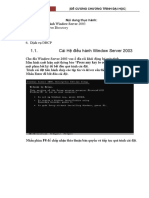 Bài tập lớn Hệ điều hành Window Server 2003