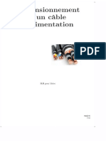 Dimensionnement D - Un Câble D - Alimentation - PDF