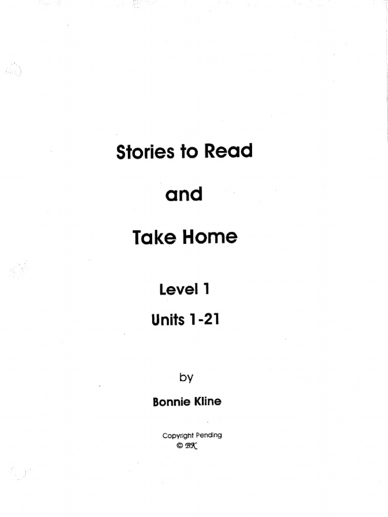 Bonnie Kline-Level 1 Stories | PDF