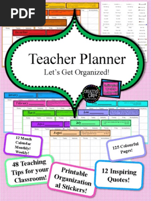 Teacher Calendar